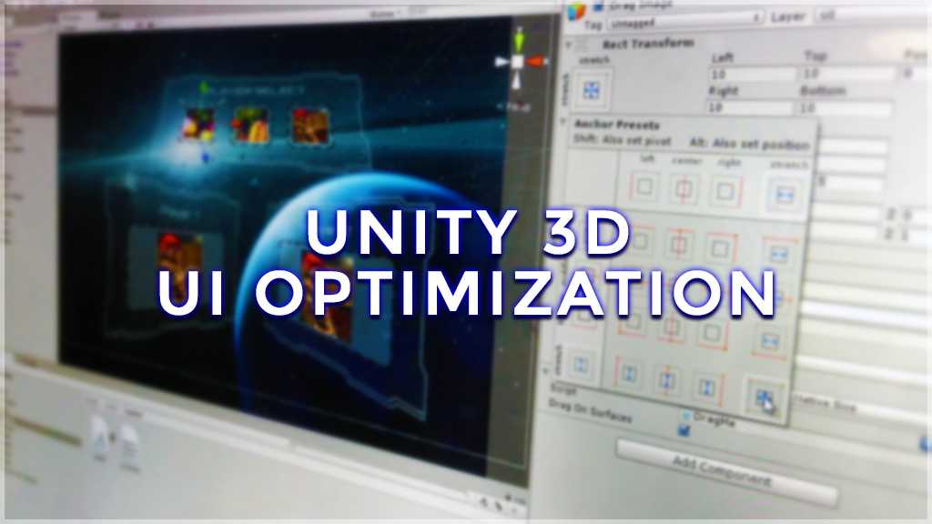 unity 3d ui optimization