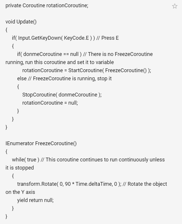 Unity StopCoroutine