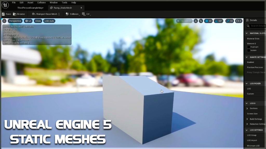 Unreal Engine 5 Static Meshes