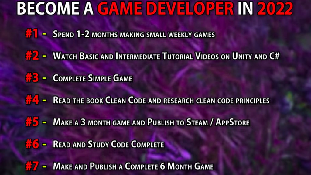 Game Developer Requirements in (2022)