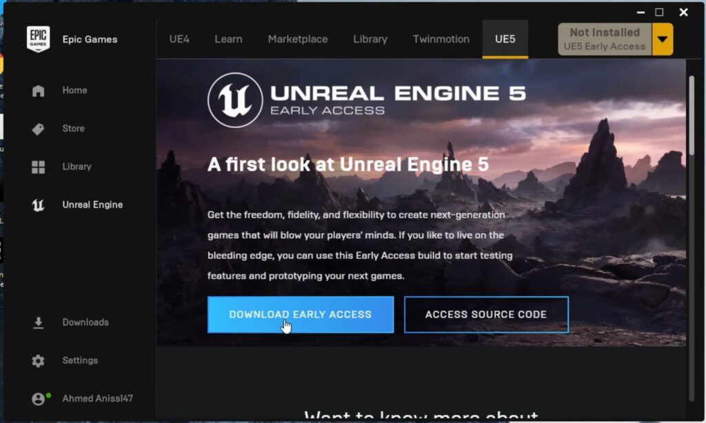 unreal engine 5 download